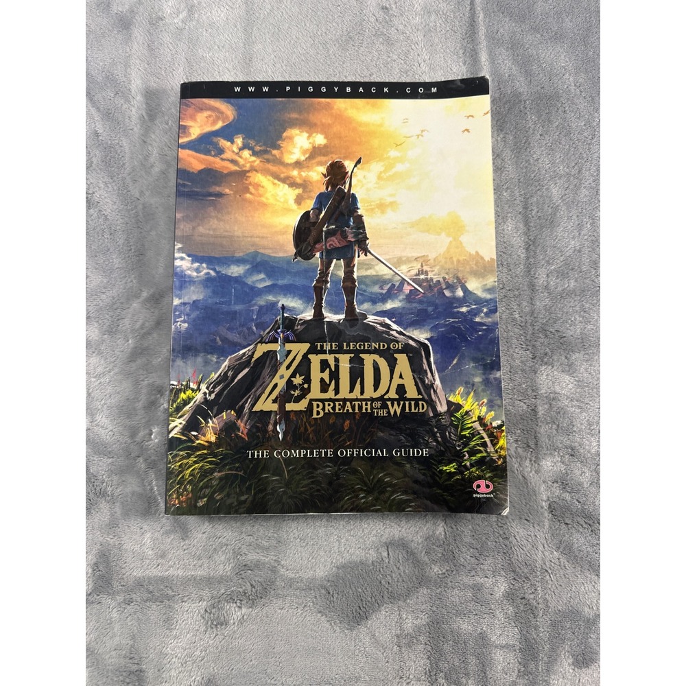 The Legend of Zelda Breath of the Wild Complete Official Guide Piggyback 2017